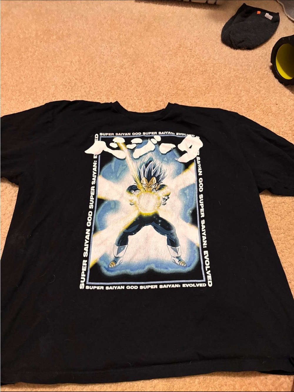 Black Dragon Ball Z Graphic Tee - Super Saiyan Design